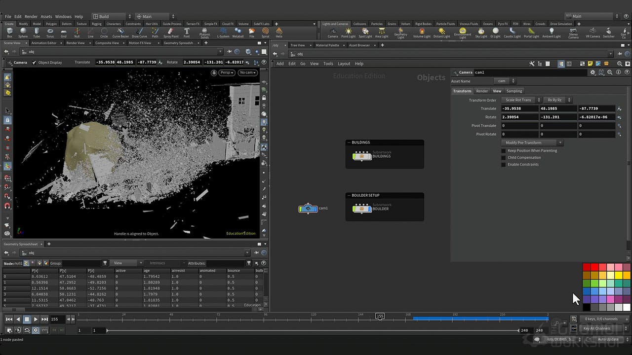 Behind the Scenes of David Silberbauer’s Destruction FX Workshop